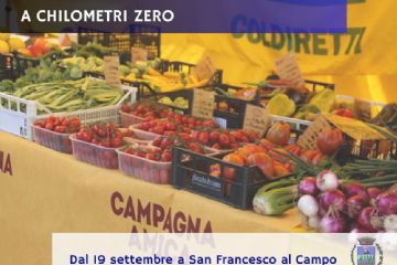 Mercato a chilometri zero, si parte